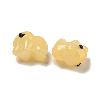 Handmade Transparent Glass Beads GLAA-N0028-01F-1