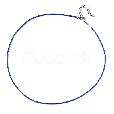 Waxed Cotton Cord Necklace Making MAK-S034-011-1