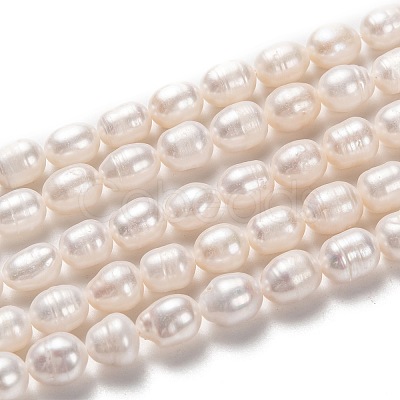 Natural Cultured Freshwater Pearl Beads Strands PEAR-L033-77-01-1