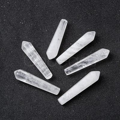 Natural Quartz Crystal Pointed Beads X-G-P393-M05-1