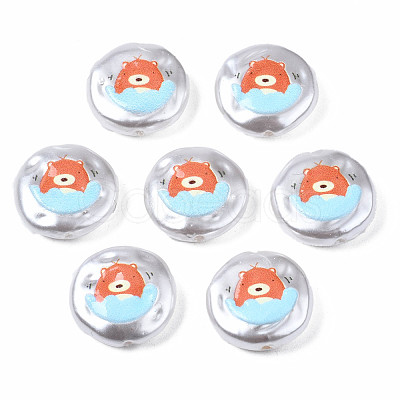 3D Printed ABS Plastic Imitation Pearl Beads KY-S163-429-1