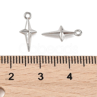 SHEGRACE Brass Star Charms XGR0167P-104P-1