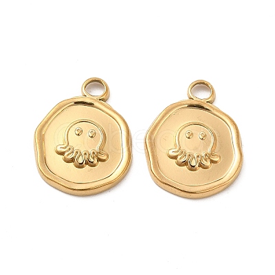 Ion Plating(IP) 304 Stainless Steel Pendants STAS-B032-34G-1
