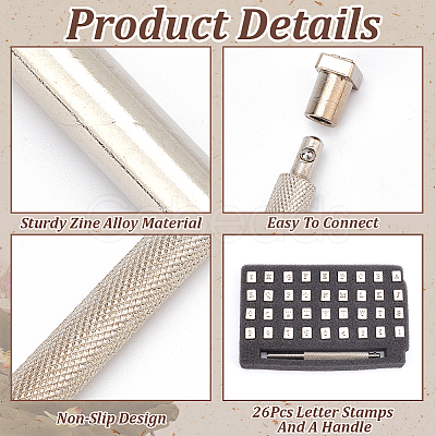 DIY Letter and Number Stamping Punch Tool Set TOOL-WH0164-02P-01-1