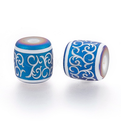 Electroplate Glass Beads EGLA-T009-06A-1