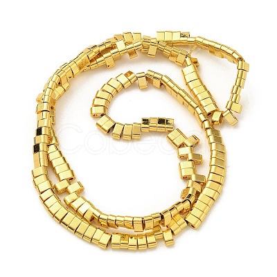 Electroplated Non-magnetic Synthetic Hematite Beads Strands G-E495-11B-02-1