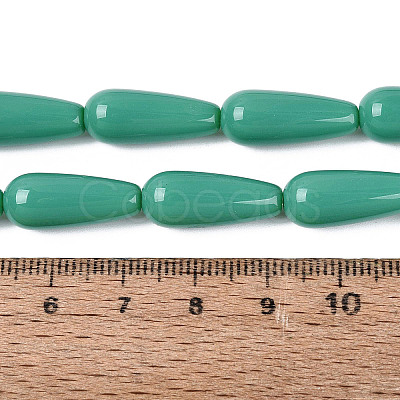 Opaque Glass Beads Strands GLAA-Q113-03A-C03-1