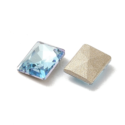 Glass Rhinestone Cabochons RGLA-P037-12B-D202-1