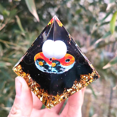 Orgonite Pyramid Resin Energy Generators PW-WGC6C8D-02-1
