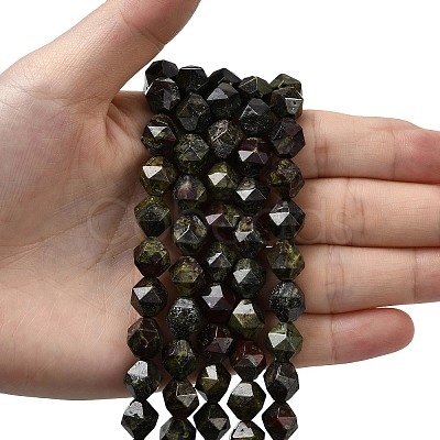 Natural Dragon Blood Beads Strands G-Z119-A17-03-1