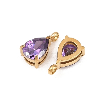 High Polished 304 Stainless Steel Pendants STAS-L022-058G-02-1