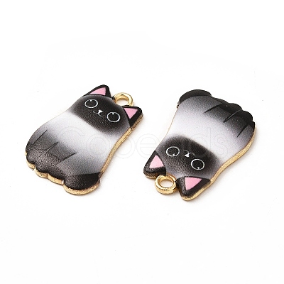 Alloy Enamel Pendants ENAM-M046-12G-B-1