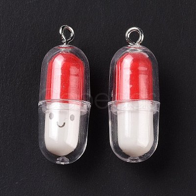Translucent Plastic Pendants X-KY-L006-29A-1