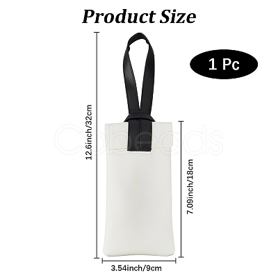 PVC Imitation Leather Eyeglass Cases ABAG-CN0001-66B-1