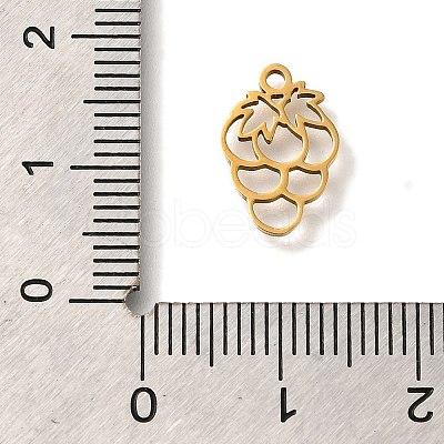 201 Stainless Steel Pendants STAS-R136-01G-09-1