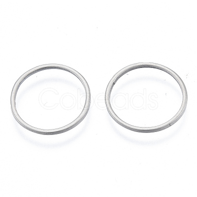 Non-Tarnish 201 Stainless Steel Linking Rings STAS-N090-T14-1-1