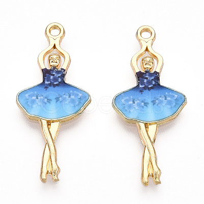 Printed Alloy Pendants ENAM-ZX002-32G-1