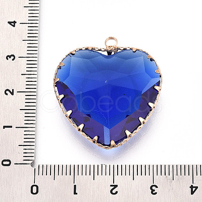 Transparent Glass Pendants KK-N283-01B-G-1
