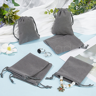 Velvet Jewelry Drawstring Gift Bags ABAG-BBC0001-10B-01-1