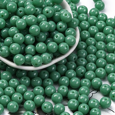 Opaque Colours Glass Seed Beads SEED-Z004-P8MM-11-1