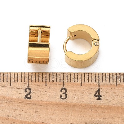 304 Stainless Steel Hoop Earrings EJEW-M079-03G-01-1