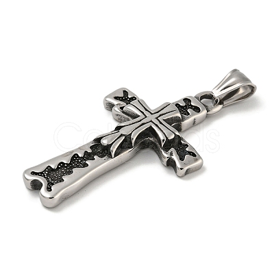 316 Surgical Stainless Steel Pendants STAS-Z073-72AS-01-1