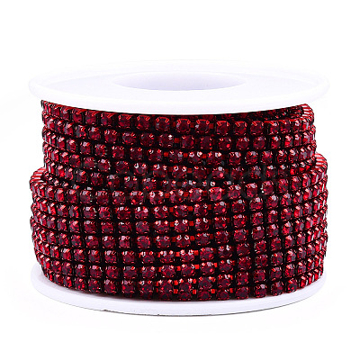Electrophoresis Iron Rhinestone Strass Chains CHC-Q009-SS6.5-B21-1