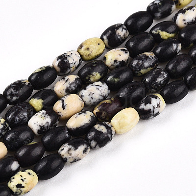 Natural Yellow Turquoise(Jasper) Beads Strands G-N346-02A-13-1