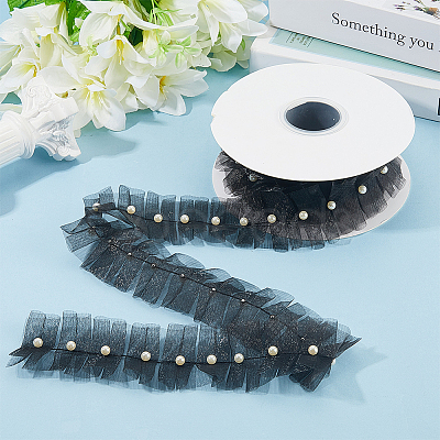 Polyester Embroidery Flower Lace Trim OCOR-WH20006-84A-1
