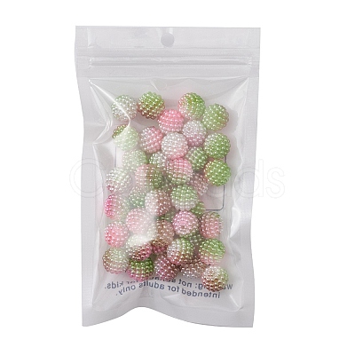 Imitation Pearl Acrylic Beads OACR-FS0001-42B-1