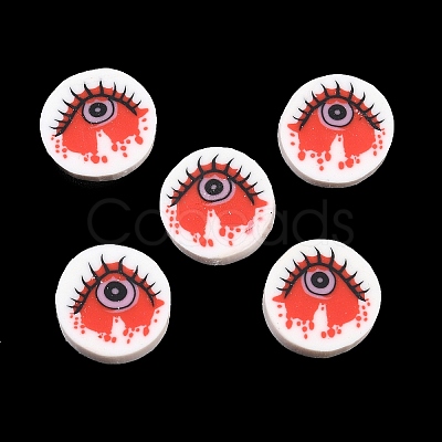 Halloween Handmade Polymer Clay Cabochons CLAY-A007-05A-1