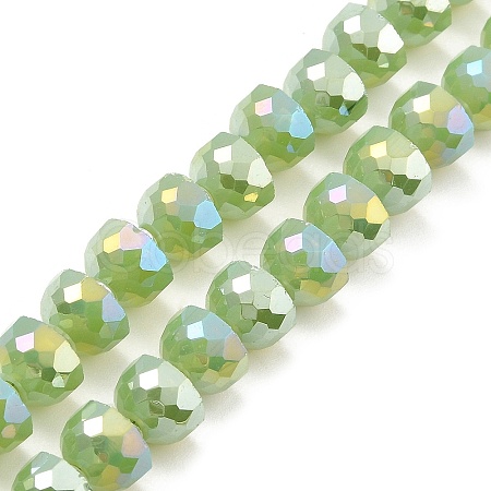 AB Color Plate Glass Beads Strands EGLA-P051-02A-A01-1