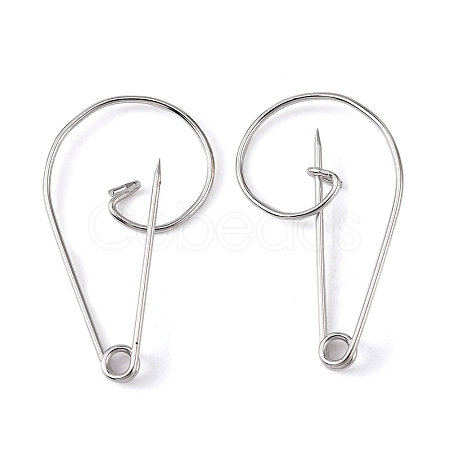 Iron Brooch Findings X-IFIN-K028-01P-1