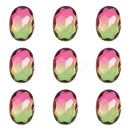Pointed Back Glass Rhinestone Cabochons RGLA-OC0001-03B-1