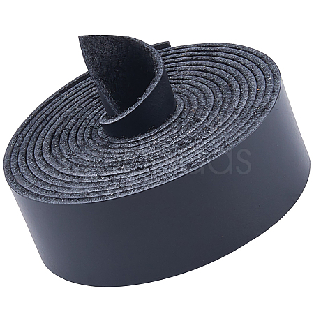 2M Flat AB Grade Cowhide Leather Cord AJEW-WH0479-73A-02-1