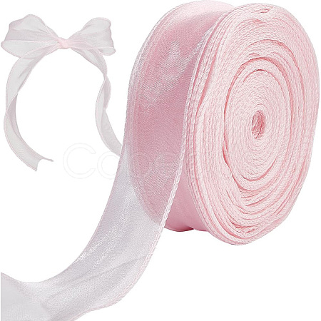 Polyester Organza Ribbons SRIB-WH20020-003A-04-1