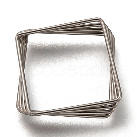 Non-Tarnish 304 Stainless Steel Open Jump Rings STAS-H133-14P-1