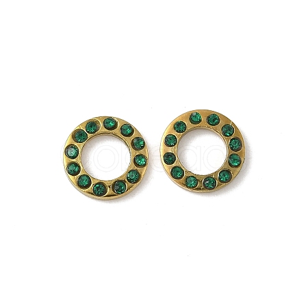 304 Stainless Steel Rhinestone Cabochons STAS-A057-04G-G02-1