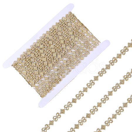7.5Yards Polyester Lace Trims SRIB-GF0001-54C-1