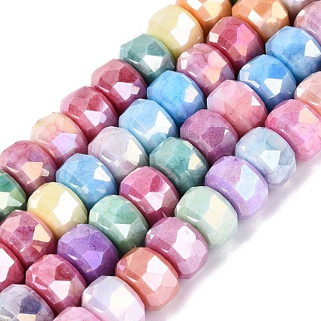 Anti-Tarnish Electroplate Glass Beads Strands GLAA-T025-10mm-11A-1