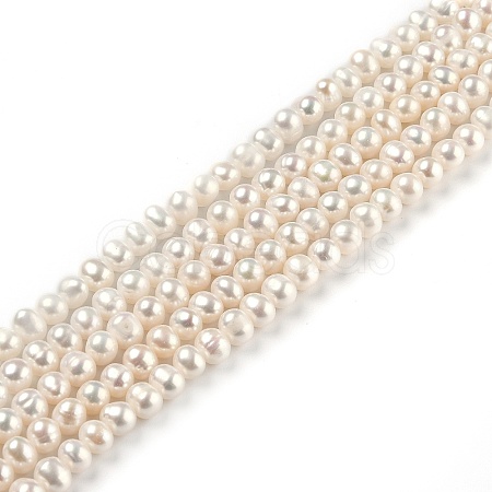 Natural Cultured Freshwater Pearl Beads Strands PEAR-L033-07-01A-1