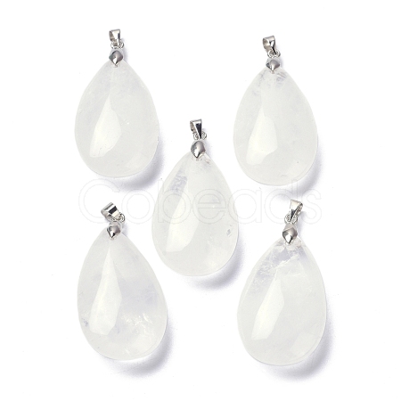 Natural Quartz Crystal Pendants G-D084-01P-B17-1