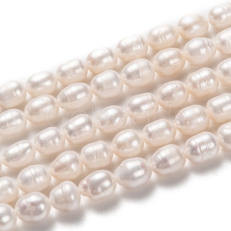 Natural Cultured Freshwater Pearl Beads Strands PEAR-L033-77-01-1