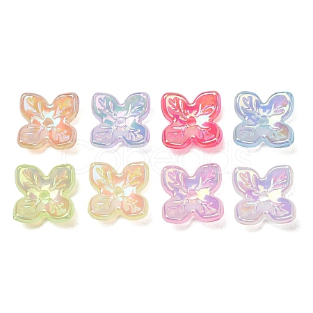Plating Opaque Acrylic Beads AC-CBA99FE-02-1
