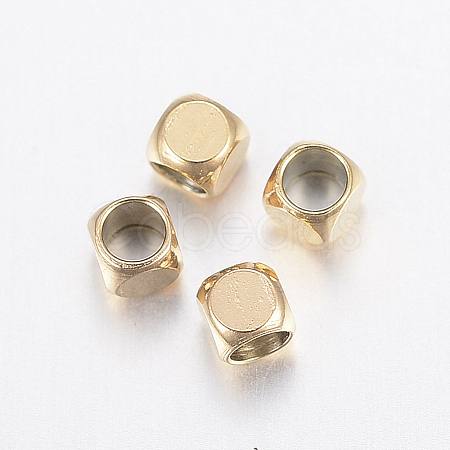 Ion Plating(IP) 304 Stainless Steel Beads STAS-F135-07G-2x2mm-1