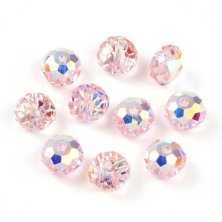 Electroplate Glass Beads EGLA-TAC0009-04B-1