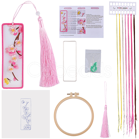 DIY Bookmarks Embroidery Starter Kit DIY-WH20816-004D-1