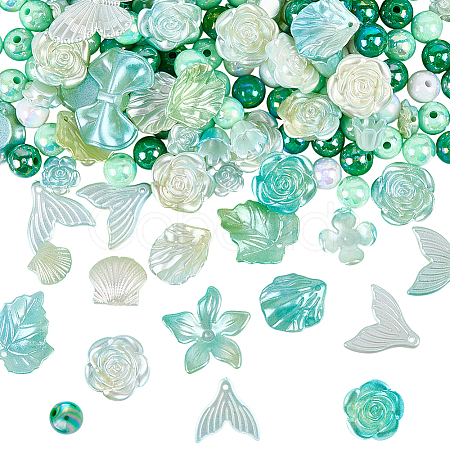 110Pcs DIY Gradient Color Style Jewelry Making Finding Kits KY-SP0001-67A-1
