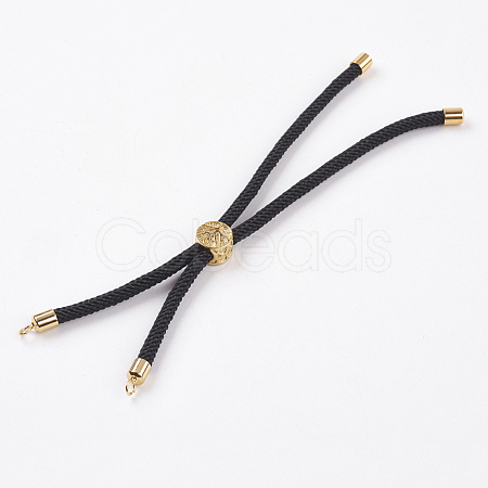 Nylon Twisted Cord Bracelet Making MAK-K015-01A-1